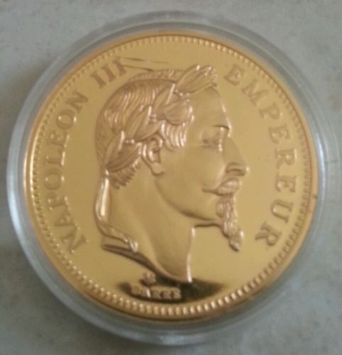 Napoléon 100 francs 1870 (or~) à 251 euros.JPG
