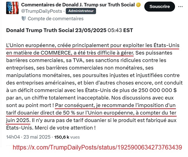 20250523 - Donald trump - Droits douane 50% sur l'UE_650.jpg